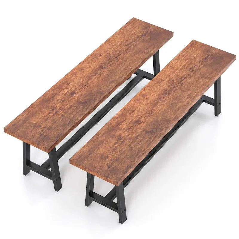 1/2 PCS Banc de salle à manger 60 pour 3 personnes Banc à chaussures d'entrée avec