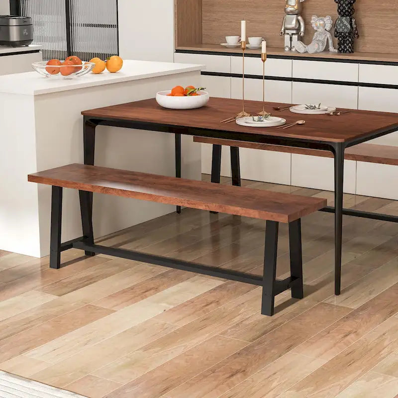 1/2 PCS Banc de salle à manger 60 pour 3 personnes Banc à chaussures d'entrée avec