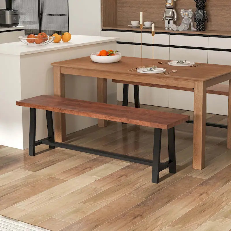 1/2 PCS Banc de salle à manger 60 pour 3 personnes Banc à chaussures d'entrée avec