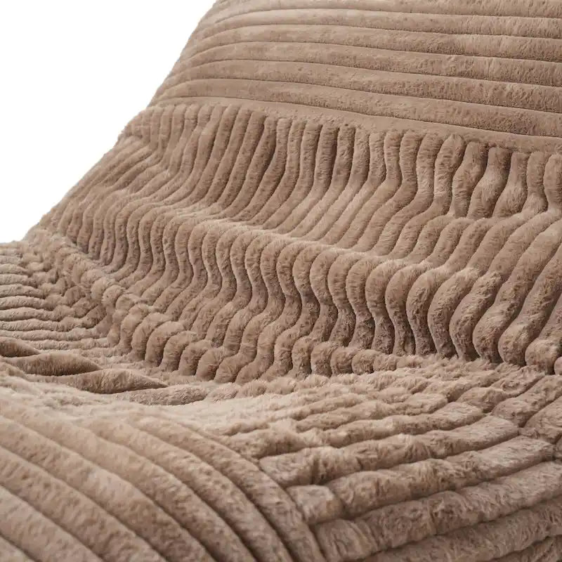 Grand pouf poire Fauteuil de loisirs moderne Canapé-lit confortable Fauteuil de salon pour salon ou chambre à coucher