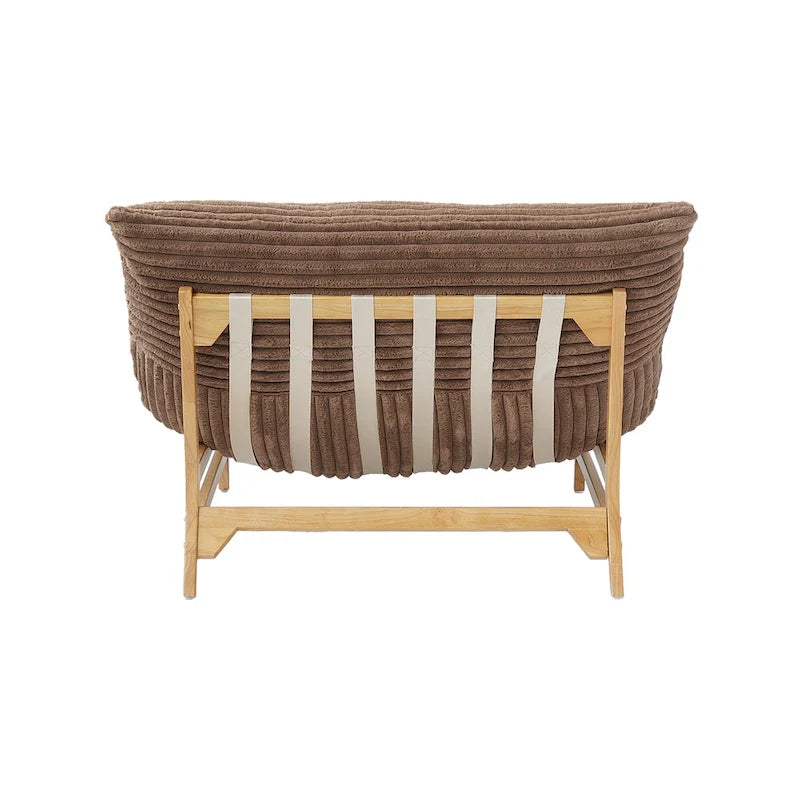 Grand pouf poire Fauteuil de loisirs moderne Canapé-lit confortable Fauteuil de salon pour salon ou chambre à coucher