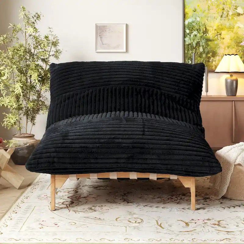Grand pouf poire Fauteuil de loisirs moderne Canapé-lit confortable Fauteuil de salon pour salon ou chambre à coucher