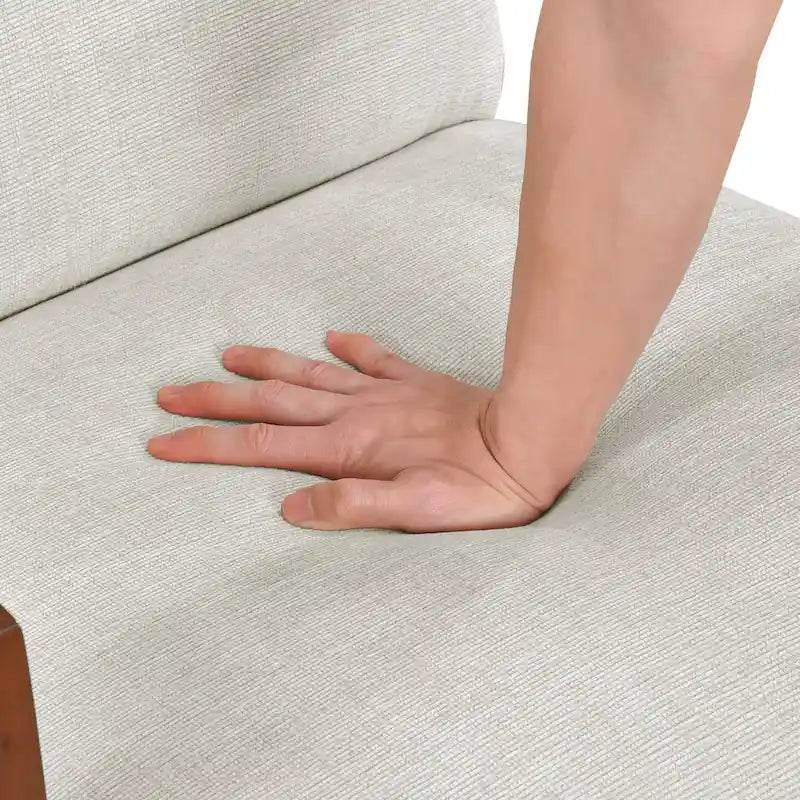Fauteuil d'appoint luxueux en bois massif pour salons élégants