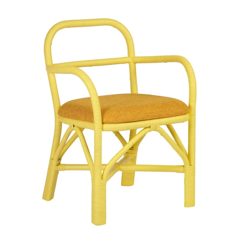 Chaise de salle à manger en rotin Ginny