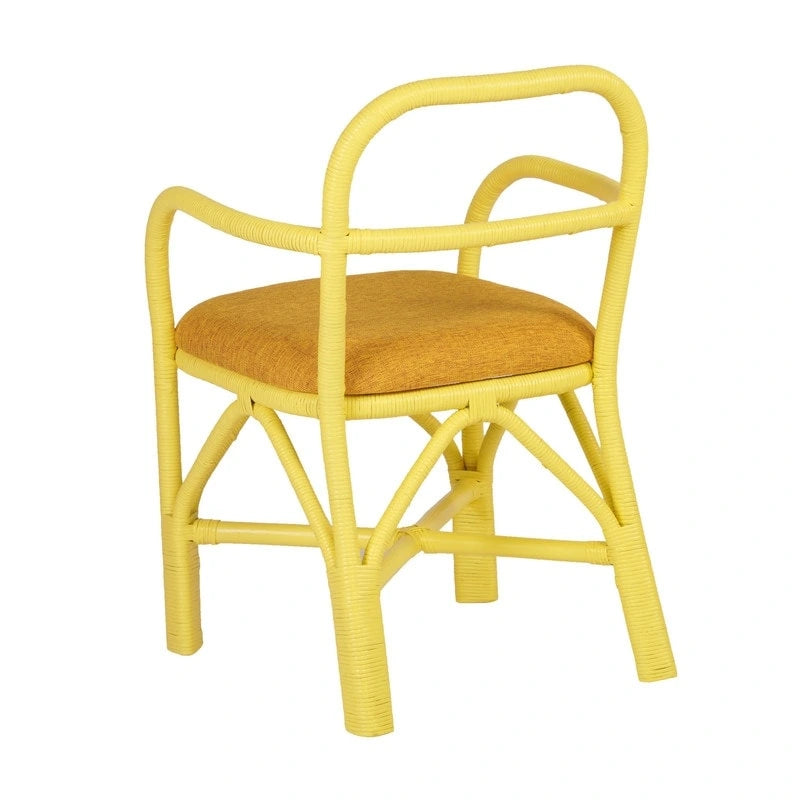 Chaise de salle à manger en rotin Ginny