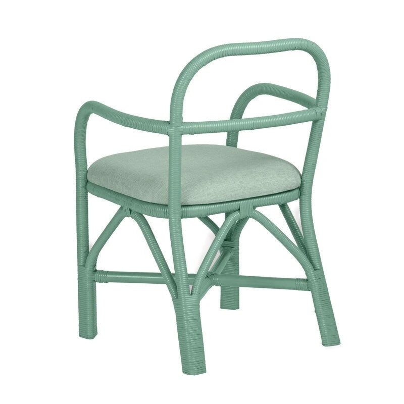 Chaise de salle à manger en rotin Ginny
