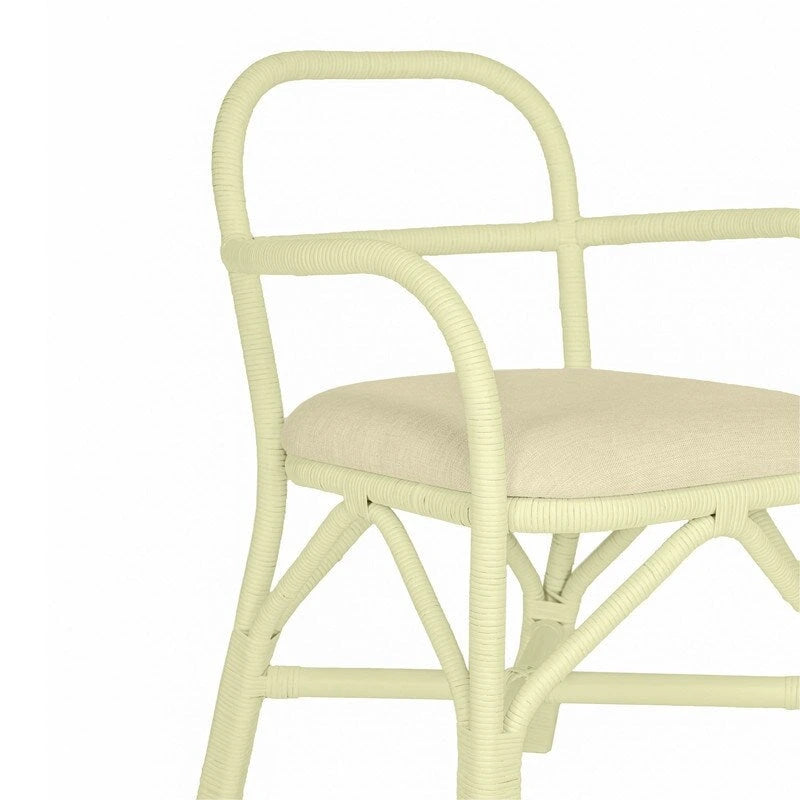 Chaise de salle à manger en rotin Ginny