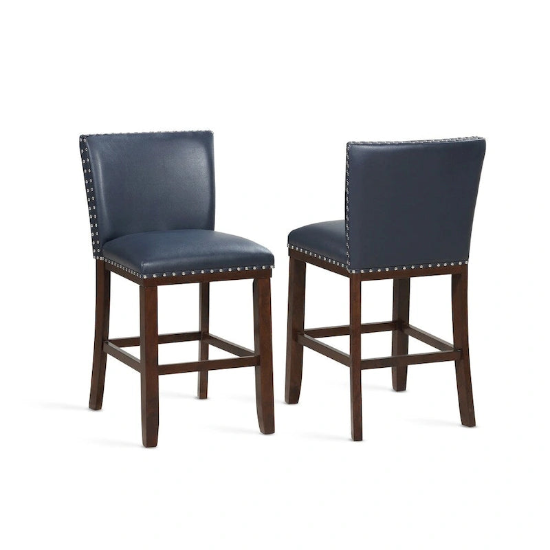 Tabourets de comptoir rembourrés (lot de 2) par