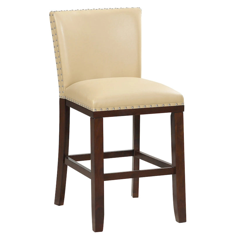 Tabourets de comptoir rembourrés (lot de 2) par