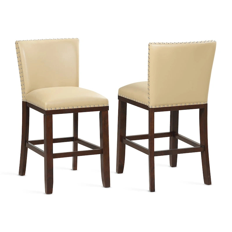 Tabourets de comptoir rembourrés (lot de 2) par
