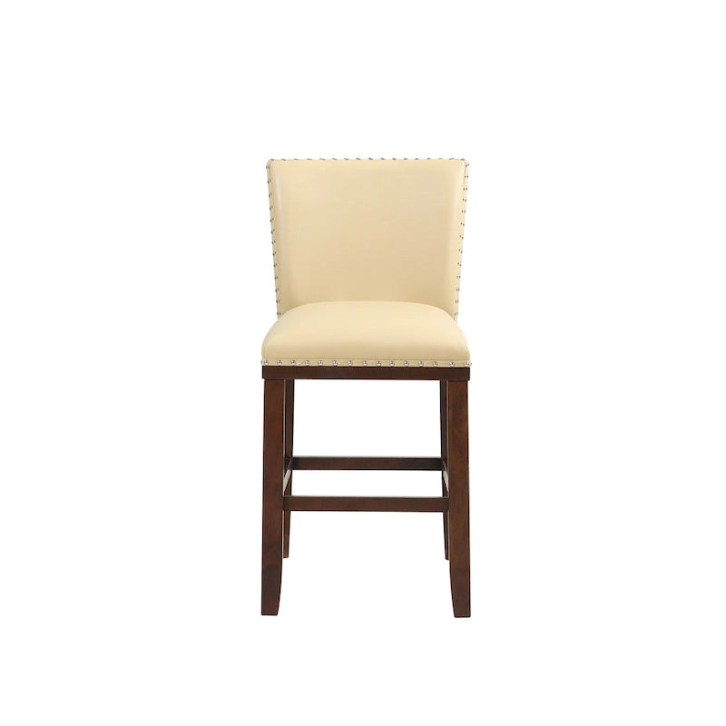 Tabourets de comptoir rembourrés (lot de 2) par
