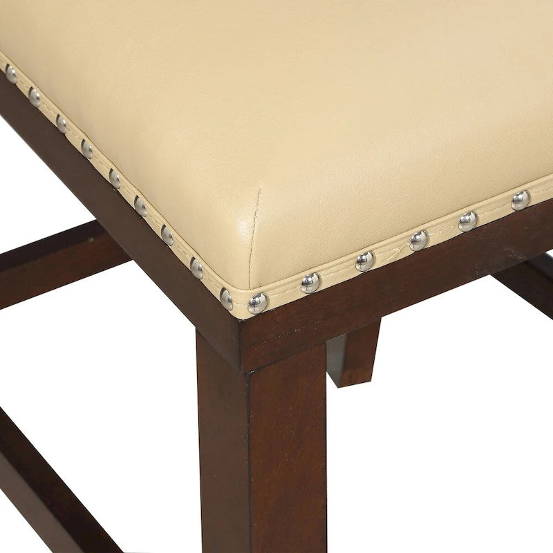 Tabourets de comptoir rembourrés (lot de 2) par