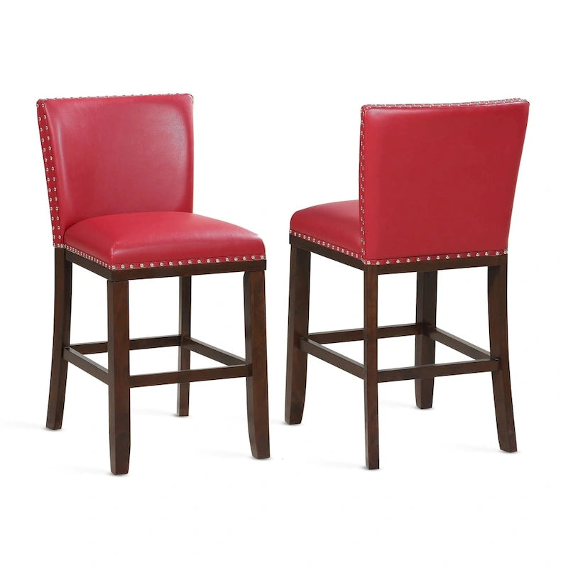 Tabourets de comptoir rembourrés (lot de 2) par