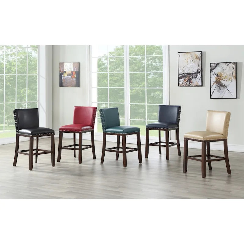 Tabourets de comptoir rembourrés (lot de 2) par