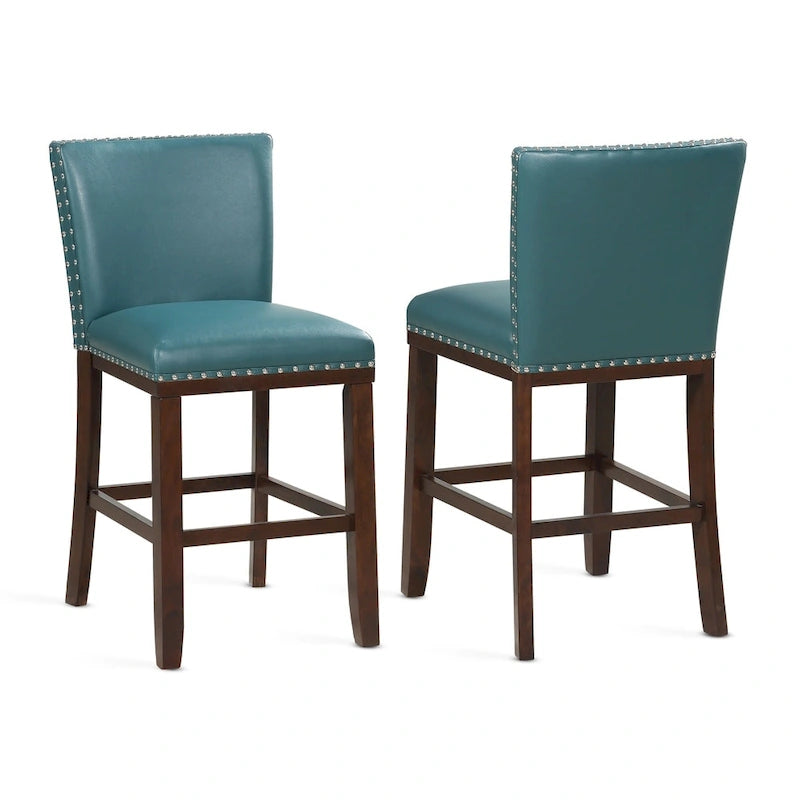 Tabourets de comptoir rembourrés (lot de 2) par