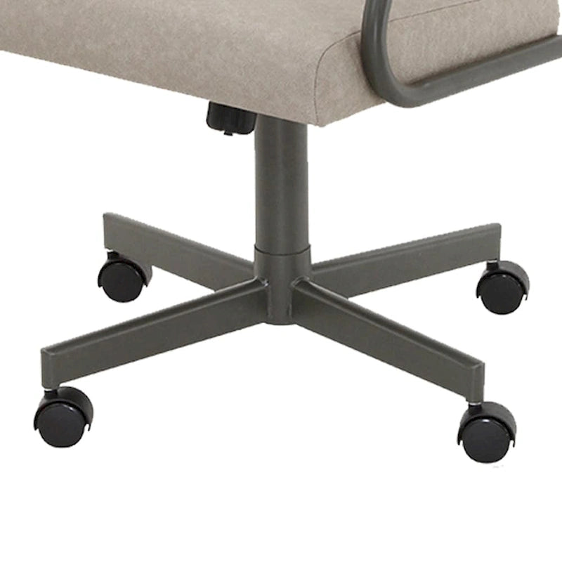 Chaises de salle à manger Caster gris marine, finition grise (lot de 2)