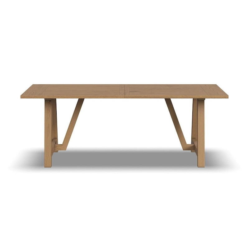 Table à manger en bois marron Trestle - 82 x 30 x 38