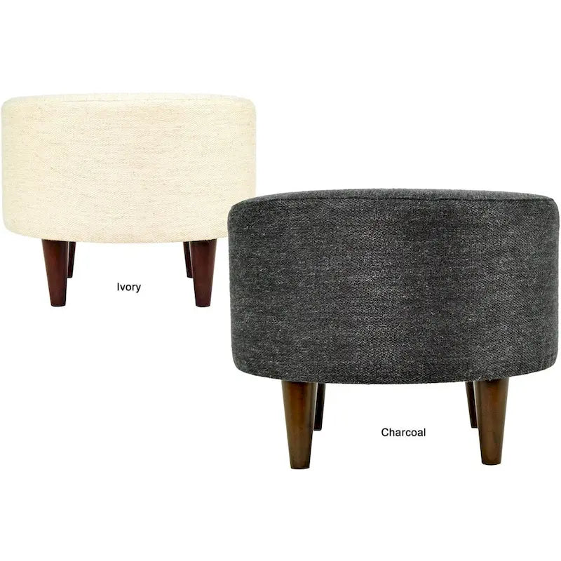 Pouf Sophia Belfast rond rembourré