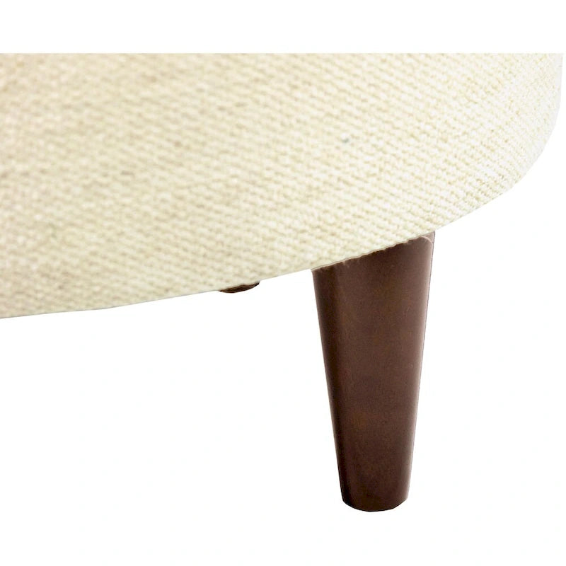 Pouf Sophia Belfast rond rembourré