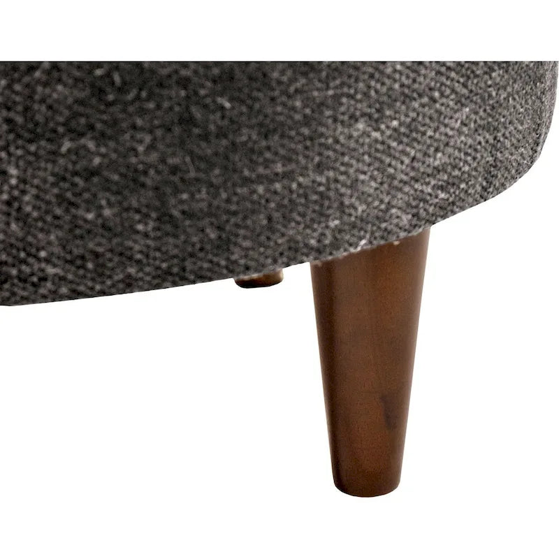 Pouf Sophia Belfast rond rembourré