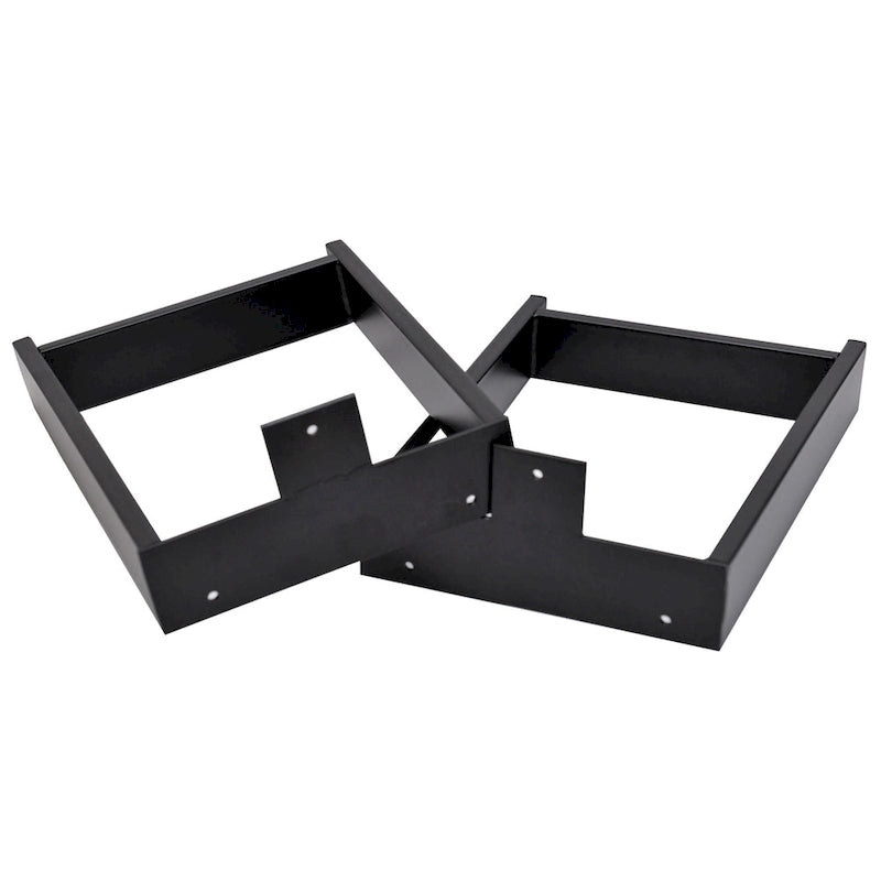 Pieds de table robustes de type H en tube carré, hauteur 16 po, pour meubles