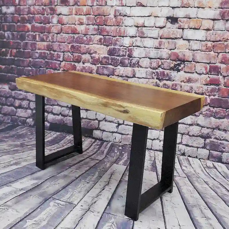 Pieds de table robustes de type H en tube carré, hauteur 16 po, pour meubles