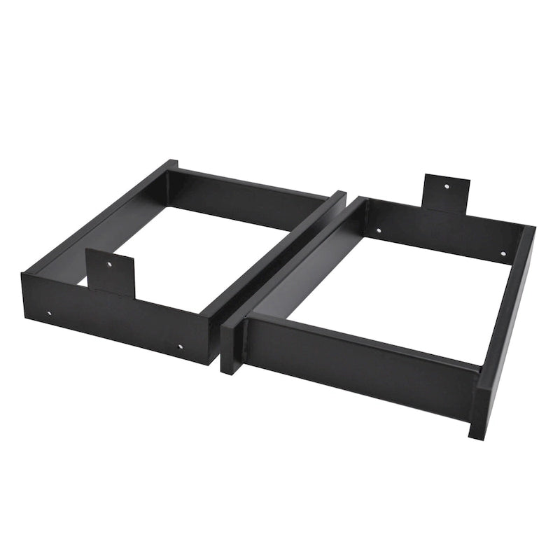 Pieds de table robustes de type H en tube carré, hauteur 16 po, pour meubles