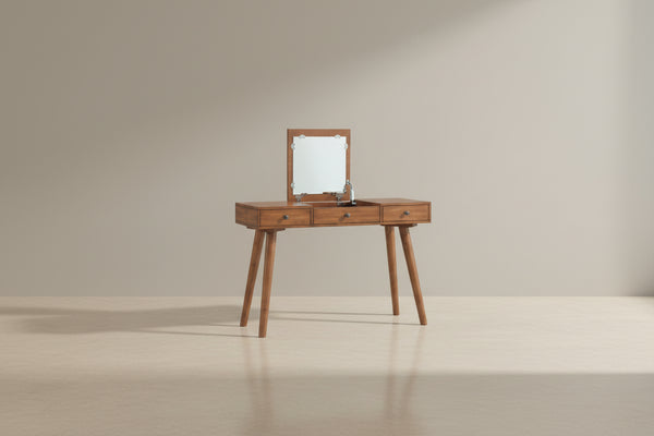 Mid-Century Modern 44 2-Drawer Vanity / Desk