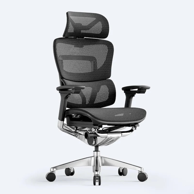 Chaise de bureau à dossier haut Fauteuil de bureau à domicile Chaise d'ordinateur sans repose-pieds