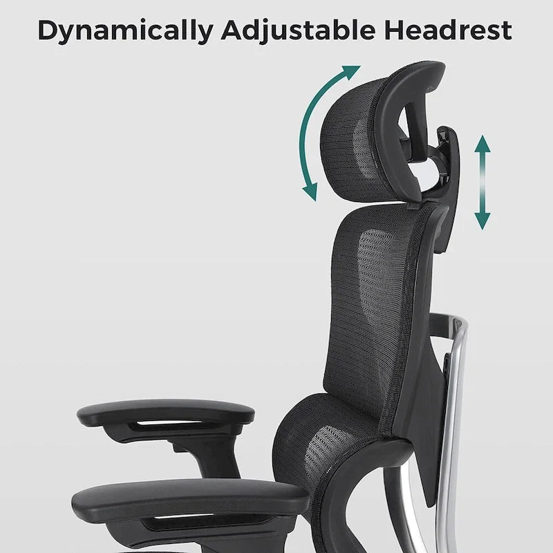 Chaise de bureau à dossier haut Fauteuil de bureau à domicile Chaise d'ordinateur sans repose-pieds