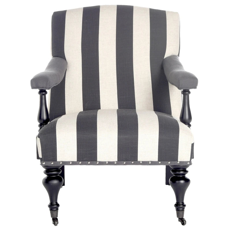 Fauteuil bleu acier - 27.6 x 36.8 x 35 - 28Lx37Px35H