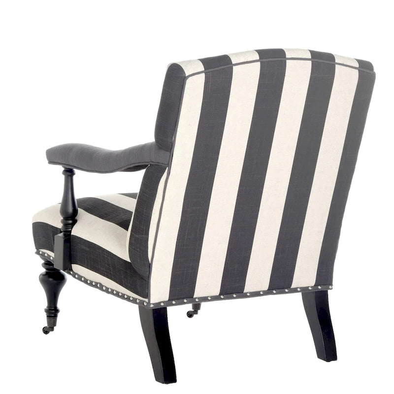 Fauteuil bleu acier - 27.6 x 36.8 x 35 - 28Lx37Px35H