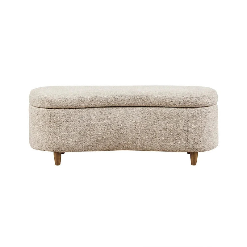 Banc de rangement à couvercle rabattable