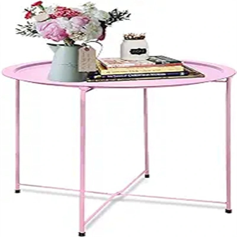 Plateau de table d'appoint en métal