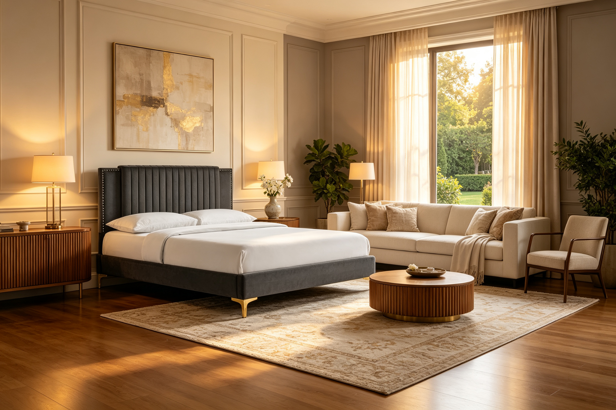 Queen Platform Bed