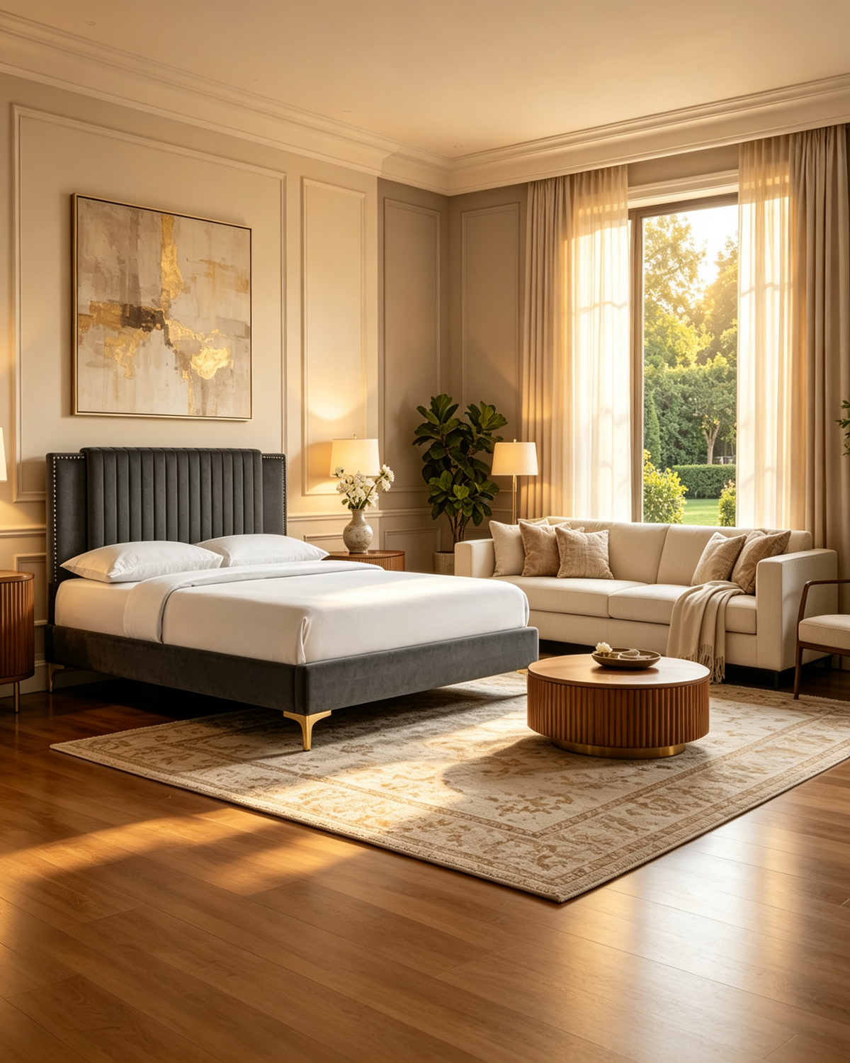Queen Platform Bed